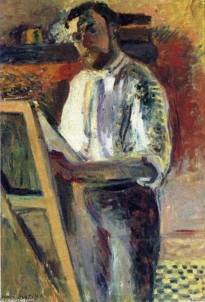 Henri-Matisse-Self-Portrait-in-Shirtsleeves