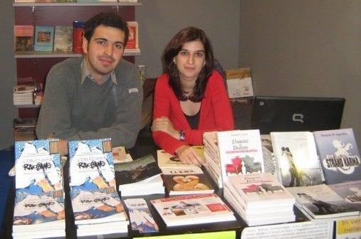 Chiara Vitetta allo stand della Edizioni del Poggio all'Expolevante 2009