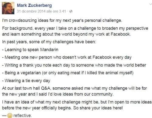 Mark Zuckerberg-crowdsourcing ideas